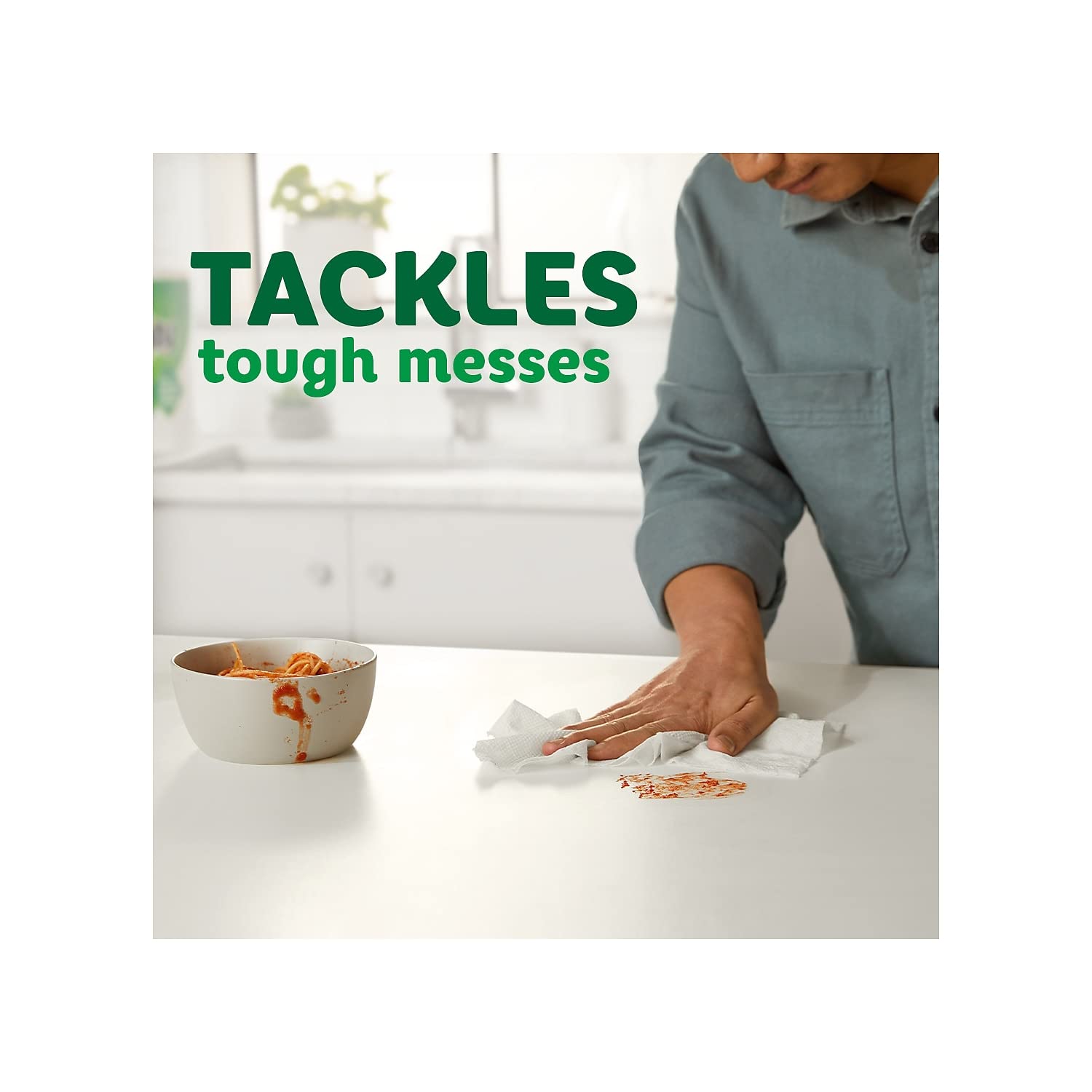 Bounty Select-A-Size Kitchen Rolls Paper Towel, 2-Ply, White, 147 Sheets/Roll, 12 Rolls/Carton (66980)